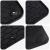 Covor pentru mașină 4 pcs Negru TPE GartenMobel Dekor