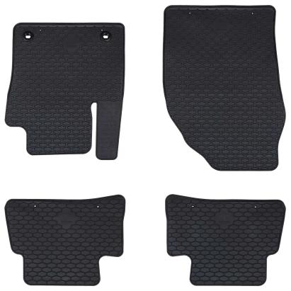 Covor pentru mașină 4 pcs Negru TPE GartenMobel Dekor