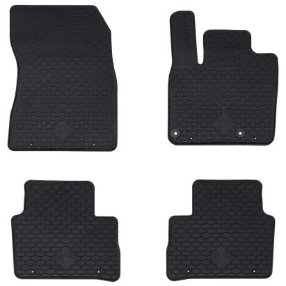 Covor pentru mașină 4 pcs Negru potrivit pentru Nissan QASHQAI GartenMobel Dekor