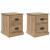 Dulap de noapte 2 pcs Stejar Artizanal 39 x 39 x 47.5 cm GartenMobel Dekor