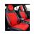 Huse scaune auto universale fractionate Premium cu tetiera fata incorporata negru cu rosu Cod: HNG-C509-3 Automotive TrustedCars