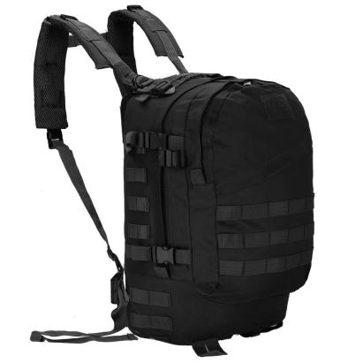 Rucsac militar pentru drumetie, impermeabil, compartimentat, 35L, negru Household NewTrend