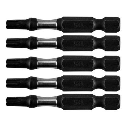 Set varfuri, biti, de impact, Torx, 1/4", 5 buc, T25x50 mm, Neo GartenVIP DiyLine