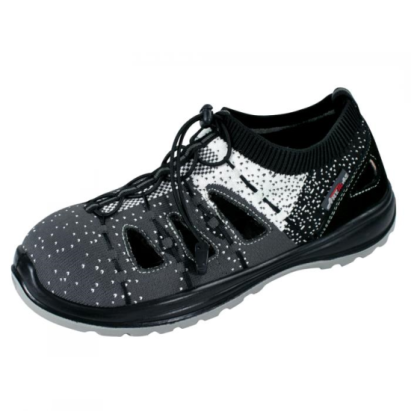 Sandale de lucru, SB, FO, SRA, Fly-knit, bombeu metalic, gri si negru, marimea 41, ART.MAS GartenVIP DiyLine