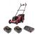 Masina de tuns iarba, gazon, electrica, motor fara perii, 2 acumulatori 4 Ah, incarcator 2x20V Li-ion, 40 cm, Worcraft  GartenVIP DiyLine