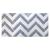 Panou decorativ, PVC, model zig-zag 3D, alb-albastru, 96x48.5cm GartenVIP DiyLine