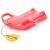 Sanie plastic tip bob, rosu, 57x27 cm, Prosperplast GartenVIP DiyLine