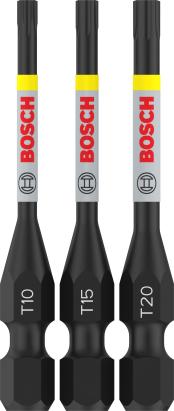 Bosch Set mixt 3 Biti Torx T10,T15, T20 55mm 1/4" ProAdvanced PowerfulTools