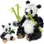 LEGO Animale salbatice: Familia de ursi panda Quality Brand