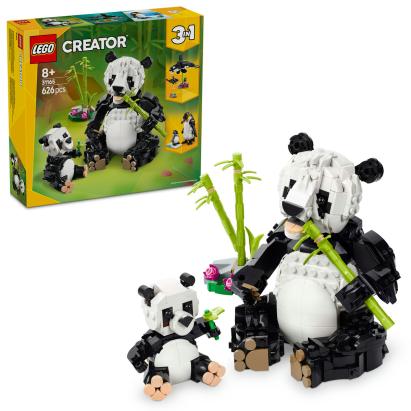 LEGO Animale salbatice: Familia de ursi panda Quality Brand