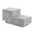 Noptiera cu 2 sertare Sebokeng WNO 38 x 70 x 35 cm culoarea betonului [en.casa] HausGarden Leisure