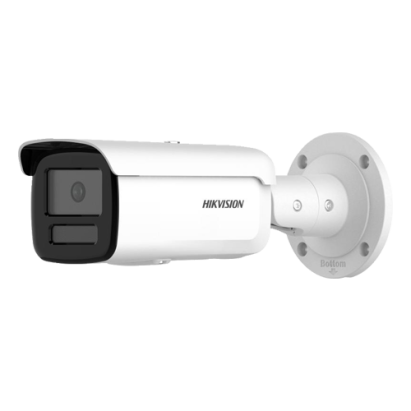 Camera ColorVu Smart Hybrid Light IP 4MP, IR 60m, lumina alba 60m, PoE, lentila 4mm, microfon, difuzor - Hikvision DS-2CD2T47G2H-LISU/SL(4mm)(EF) SafetyGuard Surveillance