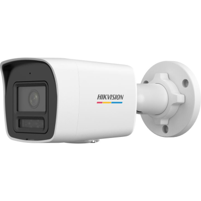 Camera IP 4MP ColorVu, Smart Hybrid Light, lentila 4mm, IR 30m, Lumina Alba 30m, Microfon, PoE - Hikvision DS-2CD1047G2H-LIU(4mm) SafetyGuard Surveillance