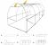 Sera de gradina, tip tunel cu cadru metalic, 250x400cm, 10mp (4 segmente) Household NewTrend