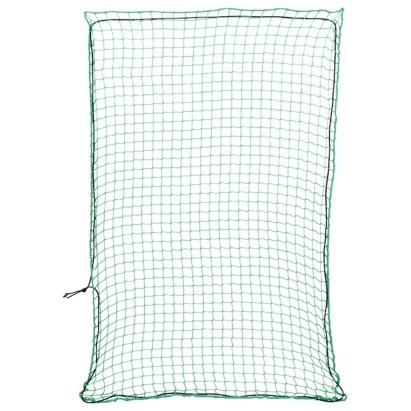 Plasa pentru Remorca 220x150cm cu Funie Elastica pentru Fixarea Marfii, PP Verde