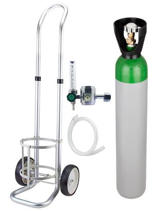 Butelie din otel PLINA cu corgon 10 litri/200bari cu reductor presiune si Carucior din aluminiu WeldLand Equipment