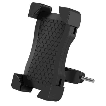 Suport pentru telefon mobil Siegbert, prindere pentru biciclete si motociclete, negru Automobile ProTravel