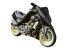 Prelata motocicleta Carpoint 245x80x145cm , PVC , cu fereastra numar imatriculare AutoDrive ProParts
