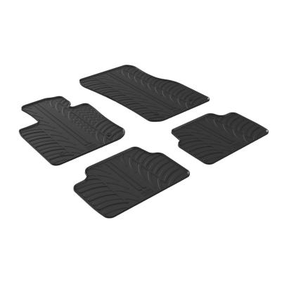 Set covorase auto din cauciuc Mini Cooper/ One F55 2014- 5 Usi, (Manual), Negru, Gledring, 4 buc. AutoDrive ProParts