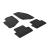 Set covorase auto din cauciuc Volvo V70 2000-2007, VX70 2000-2009, S60 2000-2009, Negru, Gledring, 4 buc. AutoDrive ProParts