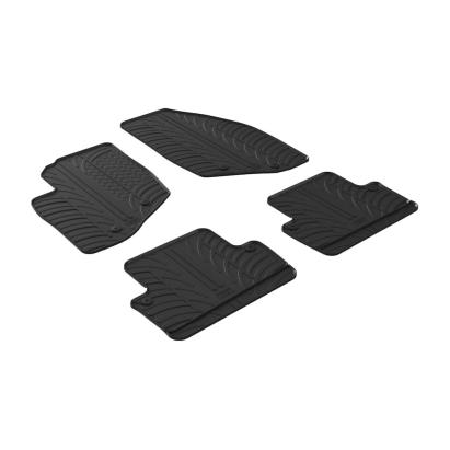 Set covorase auto din cauciuc Volvo V70 2000-2007, VX70 2000-2009, S60 2000-2009, Negru, Gledring, 4 buc. AutoDrive ProParts