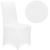 Set 4 huse pentru scaune de evenimente, marime universala, poliester si spandex, alb Household NewTrend