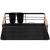Uscator de vase cu suport tacamuri, din otel, cu tava de scurgere, manere lemn, 42x32x15cm, negru Household NewTrend