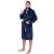Halat de baie pentru barbati pana la genunchi, marimea L/XL, albastru marin Household NewTrend