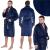 Halat de baie pentru barbati pana la genunchi, marimea L/XL, albastru marin Household NewTrend