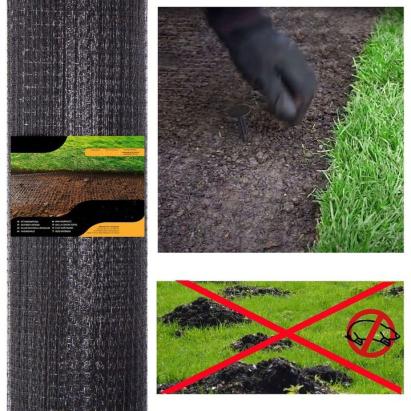 Plasa gradina anti daunatori si cartite, 30g/m2, 2x100metri, neagra Household NewTrend