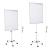 Flipchard magnetic cu picior, mobil pe role, inaltime ajustabila, 70x100cm, alb Household NewTrend