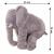 Jucarie plus elefant, tip perna, lavabila, umplutura hipoalergenica, pentru copii si adulti, 70 cm, gri Household NewTrend