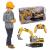 Excavator cu telecomanda, scara 1/14, cu telecomanda, incarcare USB, 14 canale Household NewTrend