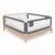 Bariera de siguranta pentru pat, protectie copii, 158 cm, reglabila pe inaltime 75-95 cm, gri Household NewTrend
