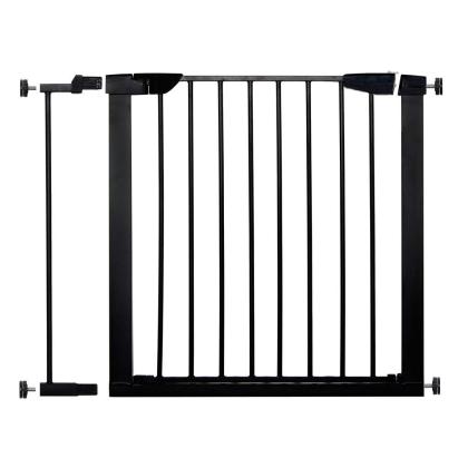 Poarta de siguranta Safety Gate pentru scari, ajustabila 83-89 cm, din otel, neagra Household NewTrend