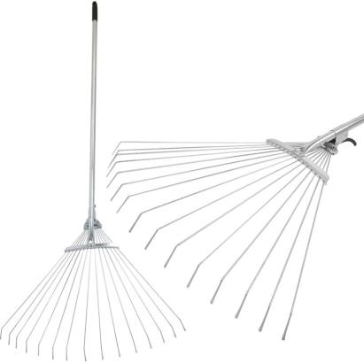 Grebla pentru frunze Strend Pro R116-85, 15 lamele, tip evantai, 850 g, maner metalic