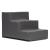 Scara pentru animale de companie, caini sau pisici, 3 trepte, antiderapanta, husa detasabila, inaltime 30 cm, gri inchis Household NewTrend