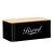 Cutie pentru paine din metal cu capac din bambus, finisaj lucios, 33x18x14 cm, negru Household NewTrend