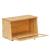Cutie pentru paine din bambus cu fereastra transparenta, inchidere magnetica, 40x20x23 cm, bambus natural Household NewTrend