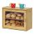 Cutie pentru paine din bambus cu fereastra transparenta, inchidere magnetica, 39x20x31 cm, bambus natural Household NewTrend