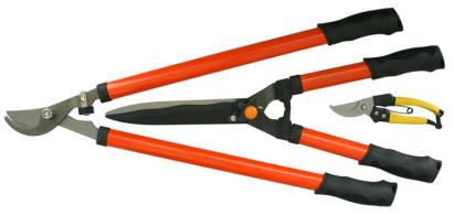 Set foarfeci grădină Strend Pro SX B03 pentru gard viu, arbuști și crengi (3 piese)