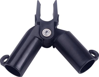 Conector tip A pentru tije de susținere 11 mm Strend Pro Garden, plastic, set 4 buc