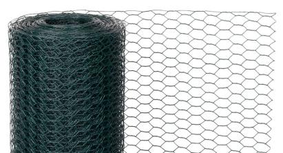 Plasă hexagonală PVC verde RAL 6005 1x5 m, ochi 20 mm, fir 0,9 mm – Strend Pro Garden (GARDEN HEX)