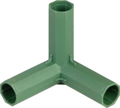 Conector colt Strend Pro Garden pentru tije/araci 16 mm – cupla rohová