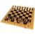 Joc sah si table din lemn, 48x48 cm, toate piesele incluse, maro Household NewTrend