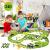 Circuit masinute Dinosaur Park, cu 240 de segmente, pista configurabila de 360cm Household NewTrend