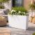 Jardiniera decorativa, Urbi Case, alb, set 2 buc, 58x18x49.8 cm GartenVIP DiyLine