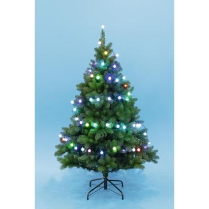 Instalatie 50 led-uri multicolore, ornament glob, 4.9 m, interior/exterior MultiMark GlobalProd