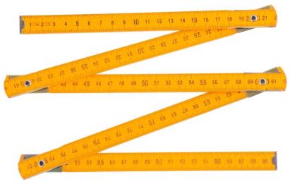 Metru pliabil din lemn Strend Pro FS18, 1 m