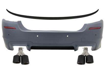 Bara Spate cu Eleron Portbagaj si Tobe Ornamente Sistem Evacuare Carbon BMW Seria 5 F10 (2011-2017) M5 Design Performance AutoTuning